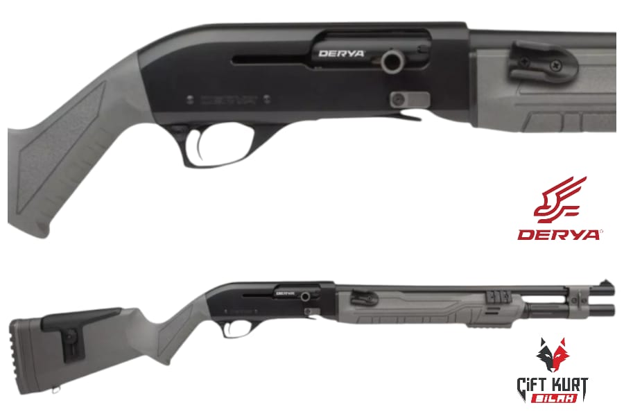 DERYA XT-410C GRİ TACTICAL YARI OTOMATİK AV TÜFEĞİ